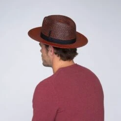 Stallworth - Bailey Genuine Panama Fedora Hat -Hat Shop 22799bh bailey of hollywood stallworth fedora deep red black 9 1