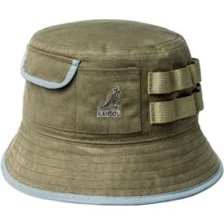 Waxed Utility Bucket - Kangol Cotton Bucket Hat -Hat Shop 4bb922db890b95a051532b91fc8c2741