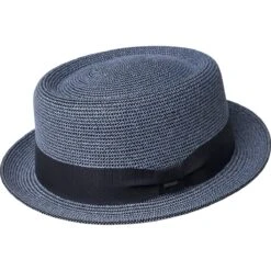 Waits - Bailey Straw Pork Pie Hat -Hat Shop 81810 bailey of hollywood waits blue surf multi 1b 4