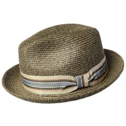 Salem - Bailey Poly Braid Toyo Straw Fedora Hat -Hat Shop H 81650 COCONUT 0a