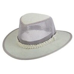 Scala Norman Mesh Sidewall Soaker Golf Outback Hat 14 Scala Norman Mesh Sidewall Soaker Golf Outback Hat -Hat Shop H 948OS GREY