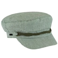 Betmar Mariner Sea Lieutenant Cotton Greek Fisherman Cap -Hat Shop H B1818H OLIVE