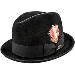 New York - Biltmore Fur Felt Stingy Brim Fedora Hat - BF5747