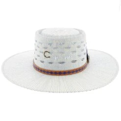 Blue Roan - Charlie 1 Horse Bolero Straw Hat - CSBLRN -Hat Shop H CSBLRN 1
