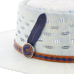 Blue Roan - Charlie 1 Horse Bolero Straw Hat - CSBLRN -Hat Shop H CSBLRN 4