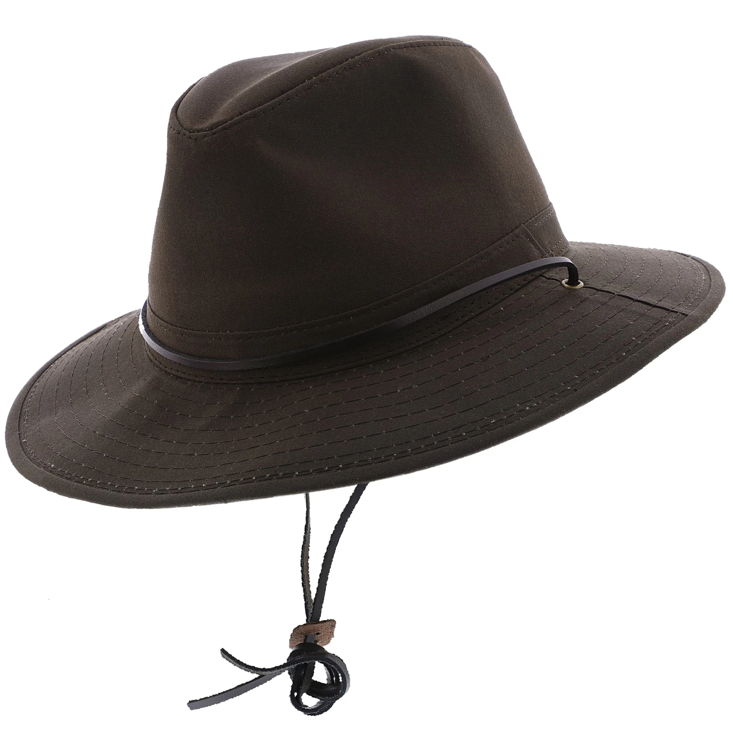Wax Safari - Dobbs Wax Cloth Safari Hat - DCWXSF 2 Wax Safari - Dobbs Wax Cloth Safari Hat - DCWXSF - Image 2