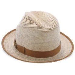 Mateo Dobbs Raffia Trilby Hat -Hat Shop H DSMATO PALM 4a