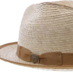 Mateo Dobbs Raffia Trilby Hat -Hat Shop H DSMATO PALM 5a