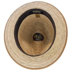 Mateo Dobbs Raffia Trilby Hat -Hat Shop H DSMATO PALM 7a
