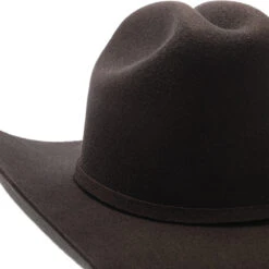 Justin 3X Rodeo Wool Felt Western Hat -Hat Shop H JF0342 BLK 3a