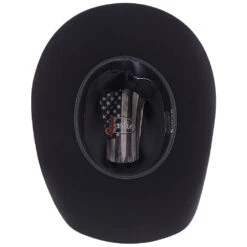 Justin 3X Americana Wool Felt Western Hat -Hat Shop H JFAMER BLK 7a