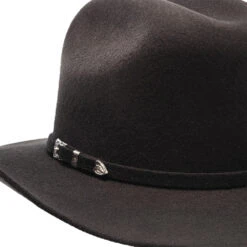 Justin 3X Dixon Wool Felt Western Hat -Hat Shop H JFDIXN BLK 4a