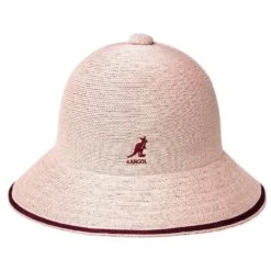 Kangol Tropic Wide Brim Stripe Polyester Bucket Hat -Hat Shop H K3397 ROSE 0a