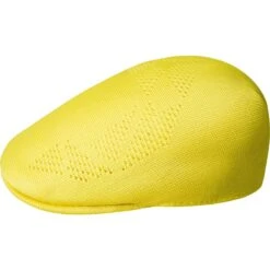 Kangol Neo Geo Polyester Flat Cap -Hat Shop H K3399 LEMON