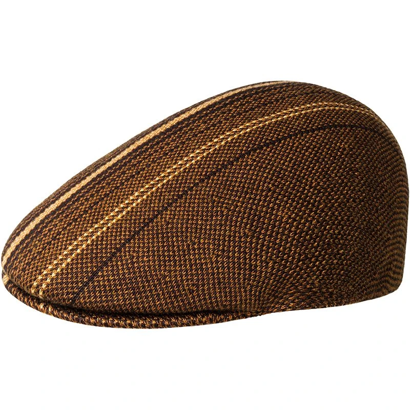 Kangol Birds Eye Stripe 507 Cotton Flat Cap 1 Kangol Birds Eye Stripe 507 Cotton Flat Cap
