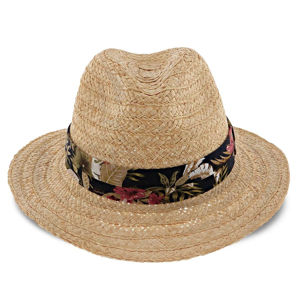 Maui - H-MR207 - Scala 100% Raffia Straw Safari Hat 2 Maui - H-MR207 - Scala 100% Raffia Straw Safari Hat - Image 2