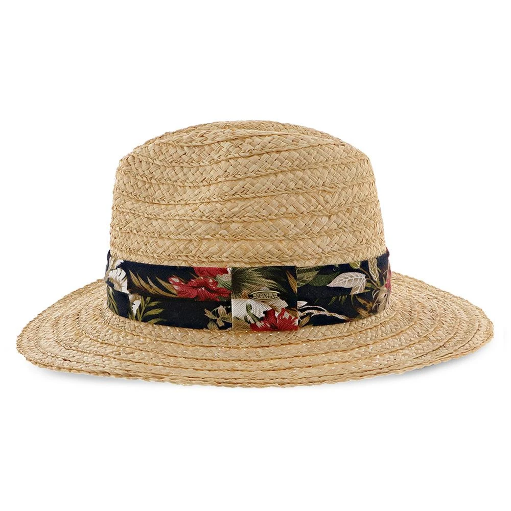 Maui - H-MR207 - Scala 100% Raffia Straw Safari Hat 3 Maui - H-MR207 - Scala 100% Raffia Straw Safari Hat - Image 3