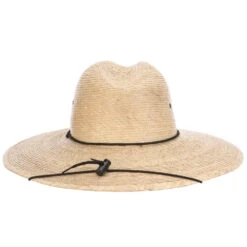 Tradewinds - Dorfman Pacific Packable Braided Palm Fiber Lifeguard Wide Brim Hat -Hat Shop H MS462 NAT 2