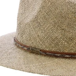 Dunraven - Stetson Seagrass Straw Fedora Hat - OSDNRV -Hat Shop H OSDNRV 4