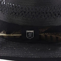 San Francisco - Stacy Adams Toyo Fedora Hat -Hat Shop H SA664 BLACK 5