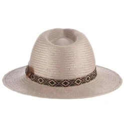 West - Santana Straw Fedora Hat -Hat Shop H SAN381 GREY 4a