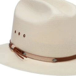 Grant T - Stetson Shantung Straw Western Hat -Hat Shop H SSGRNT NAT 4a