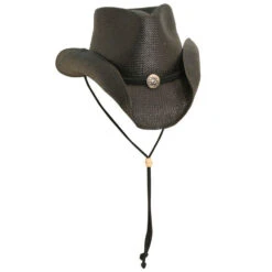 The Rider - Scala ST11OS Shapeable Toyo Western Hat -Hat Shop H ST11OS BLK 0