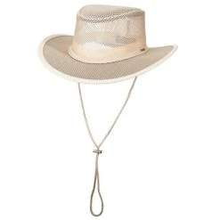 Stetson Mesh Covered Nylon Safari Gambler Hat -Hat Shop H STC205 CLAY 01