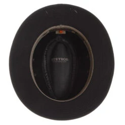 Gable - Stetson Khaki Cotton Blend Water Repellent Safari Hat - STC61 11 Gable - Stetson Khaki Cotton Blend Water Repellent Safari Hat - STC61 -Hat Shop H STC61 BLK 3