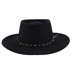 Black Hawk - Stetson Felt Gambler Hat - SWBKHK -Hat Shop H SWBKHK BLACK 1