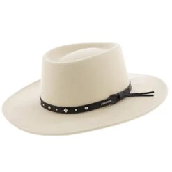 Black Hawk - Stetson Felt Gambler Hat - SWBKHK -Hat Shop H SWBKHK SILVERBELLY 0