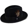Homburg - Stetson Fur Felt Homburg Hat - TFHOMBB