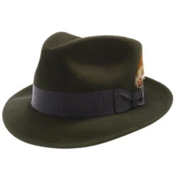 Mercury - Stetson Fur Felt Fedora Hat - TFMCRY 19 Mercury - Stetson Fur Felt Fedora Hat - TFMCRY -Hat Shop H TFMCRY GRAPHITE 1a