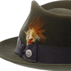 Mercury - Stetson Fur Felt Fedora Hat - TFMCRY 25 Mercury - Stetson Fur Felt Fedora Hat - TFMCRY -Hat Shop H TFMCRY GRAPHITE 4a