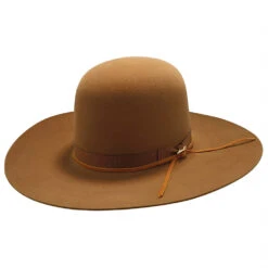 Smith - Stetson Fur Felt Open Crown Western Hat -Hat Shop H TFSMTH CHESTNUT 0a