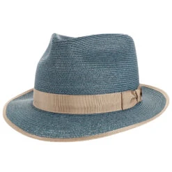Inwood - Stetson Hemp Fedora Hat - TSINWDB 26 Inwood - Stetson Hemp Fedora Hat - TSINWDB -Hat Shop H TSINWDB TURQ 1a