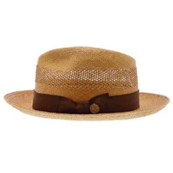 Brentwood - Stetson Shantung Straw Fedora Hat -Hat Shop H TSMOOR BS 2a