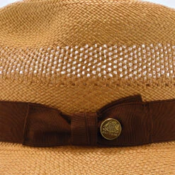Brentwood - Stetson Shantung Straw Fedora Hat -Hat Shop H TSMOOR BS 4a