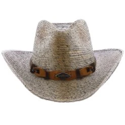 Monterrey Bay - Stetson Palm Straw Cowboy Hat - TSMTEY -Hat Shop H TSMTEY 1
