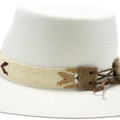 Sol - Stetson Shantung Straw Woven Hat Band 13 Sol - Stetson Shantung Straw Woven Hat Band -Hat Shop H TSSOLLBLEACH 3a