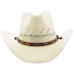 Santa Fe - Stetson Shantung Straw Cowboy Hat - TSSTFE -Hat Shop H TSSTFE 1