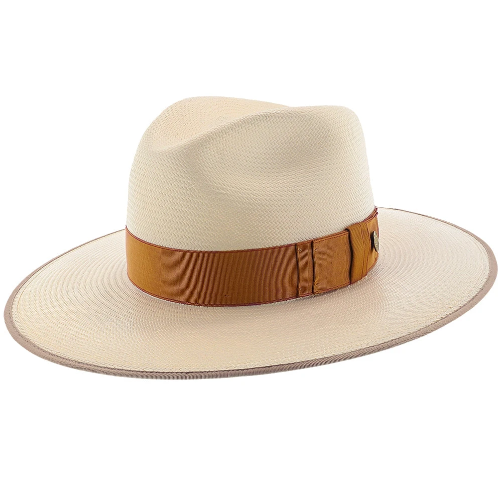 Tri-City - Stetson Shantung Straw Fedora Hat 2 Tri-City - Stetson Shantung Straw Fedora Hat - Image 2