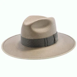 Tri-City - Stetson Shantung Straw Fedora Hat 36 Tri-City - Stetson Shantung Straw Fedora Hat -Hat Shop H TSTCTY TAUPE 0a