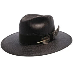 Tri-City - Stetson Shantung Straw Fedora Hat