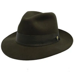 Lucky Strike - Stetson Wool Felt Fedora Hat 23 Lucky Strike - Stetson Wool Felt Fedora Hat -Hat Shop H TWLKST SAGE 0a