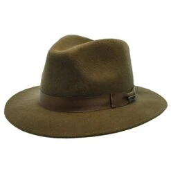 Markham - Stetson Crushable Wool Felt Fedora Hat 29 Markham - Stetson Crushable Wool Felt Fedora Hat -Hat Shop H TWMRKM SAGE03 scaled