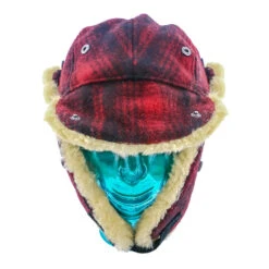 Reykjavk - Woolrich W9416 Aviator Red & Black Plaid Wool Blend Trapper Hat 34 Reykjavk - Woolrich W9416 Aviator Red & Black Plaid Wool Blend Trapper Hat -Hat Shop H W9416 RED BLK 2a 857960a4 747a 4344 b69a f11c03faae9b