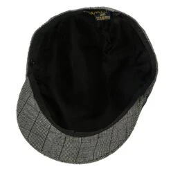 Innovator - Walrus Hats Grey Plaid Polyester 8 Panel Newsboy Cap -Hat Shop H3006 PLGY 6a