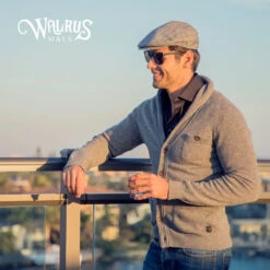 Director - Walrus Hats Grey Plaid Polyester Ivy Cap -Hat Shop H3013 PLGY mo m2