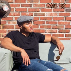 Director - Walrus Hats Grey Plaid Polyester Ivy Cap -Hat Shop H3013 PLGY mo m3